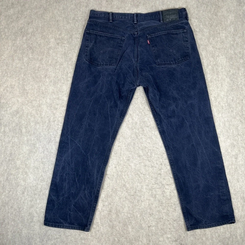 Levi's 501 XX Jeans Navy Blue Men's 40x32 Black Label‎ 100% Cotton